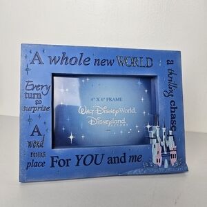 Disney Parks picture frame Aladdin